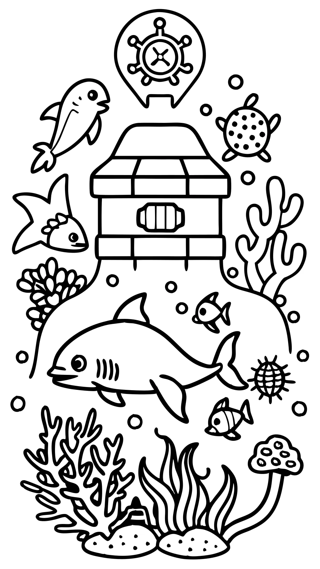 under sea coloring pages